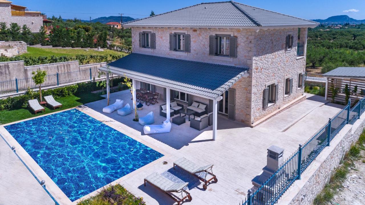 Zante Soleil - High-End Stone Villa With Swimming Pool Lagopodhon Buitenkant foto