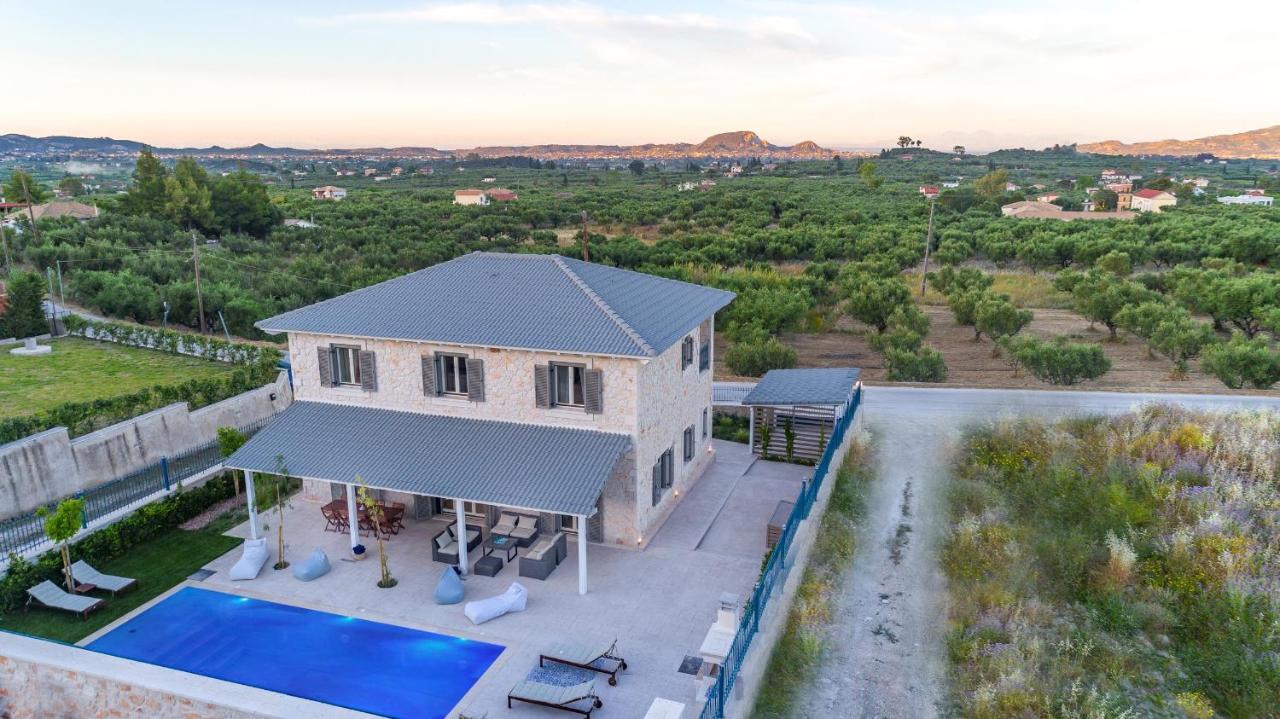 Zante Soleil - High-End Stone Villa With Swimming Pool Lagopodhon Buitenkant foto